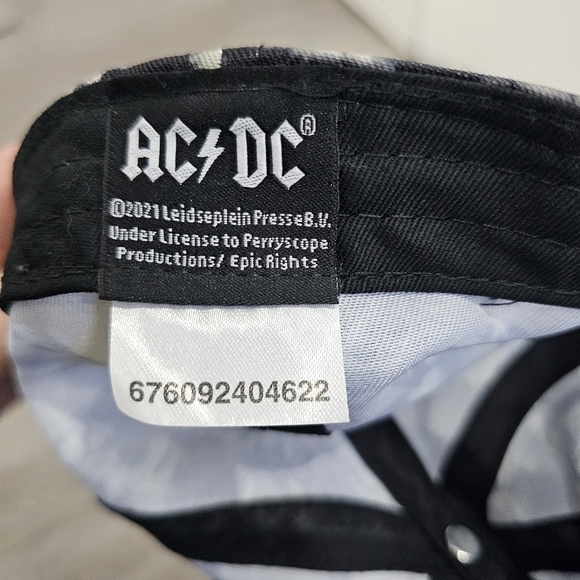AC/DC Tie Dye Baseball Cap, Adjustable Strap - Picture 6 of 6